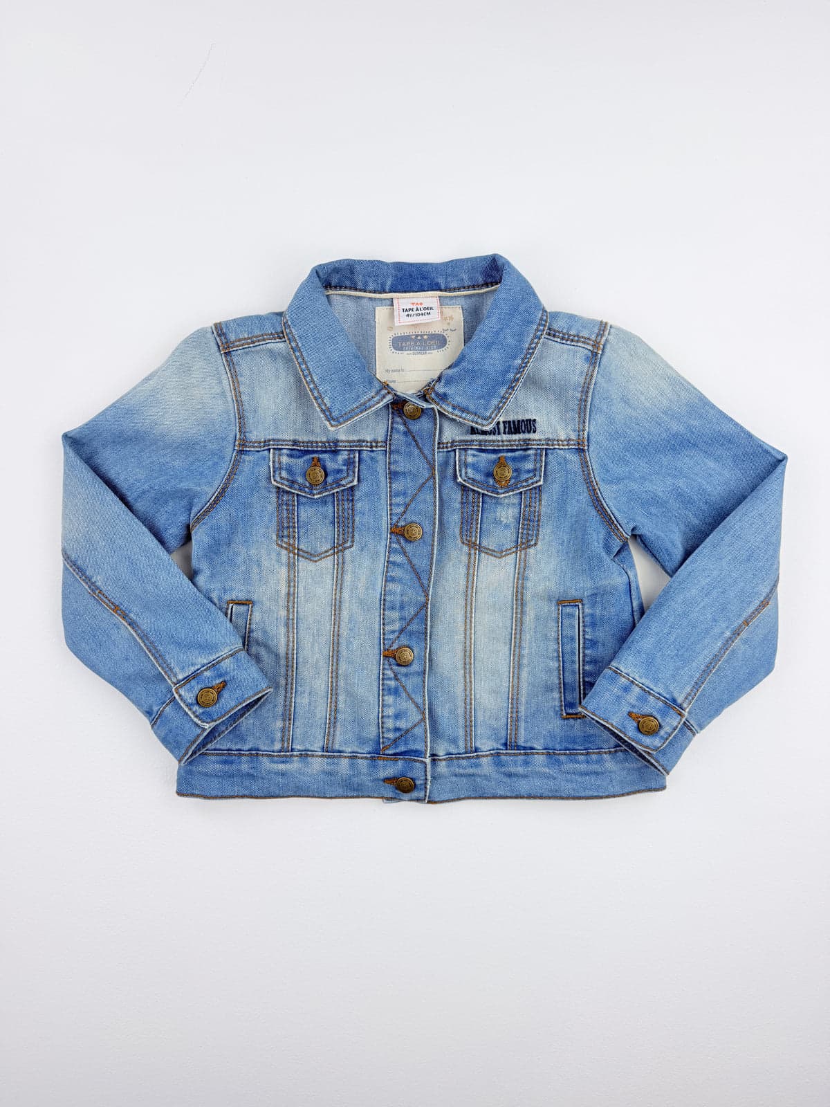 Veste en jean – Tape à l'oeil – 4 ans (104 cm)