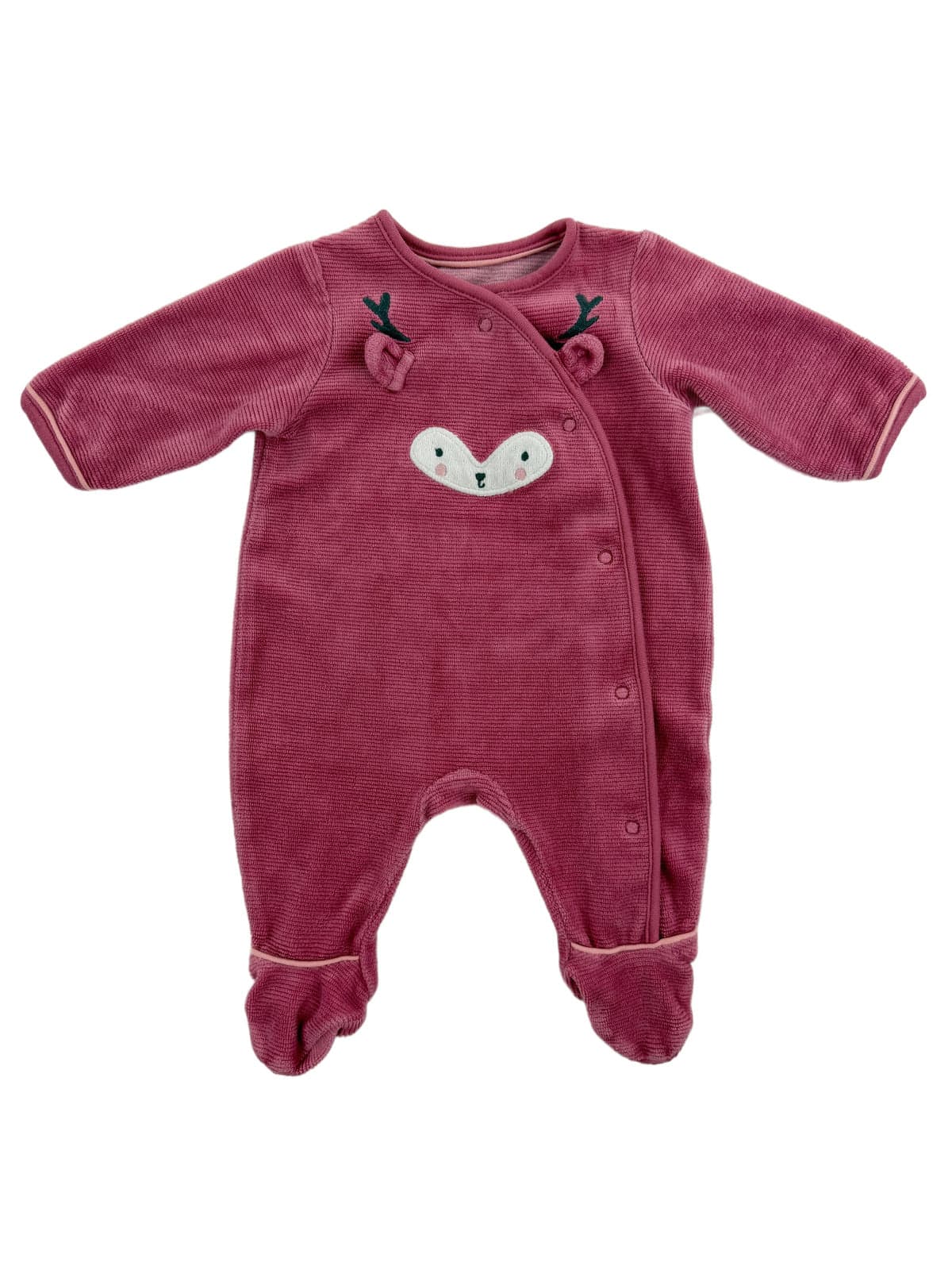 Pijama de terciopelo – C&A – Nacimiento (50 cm)