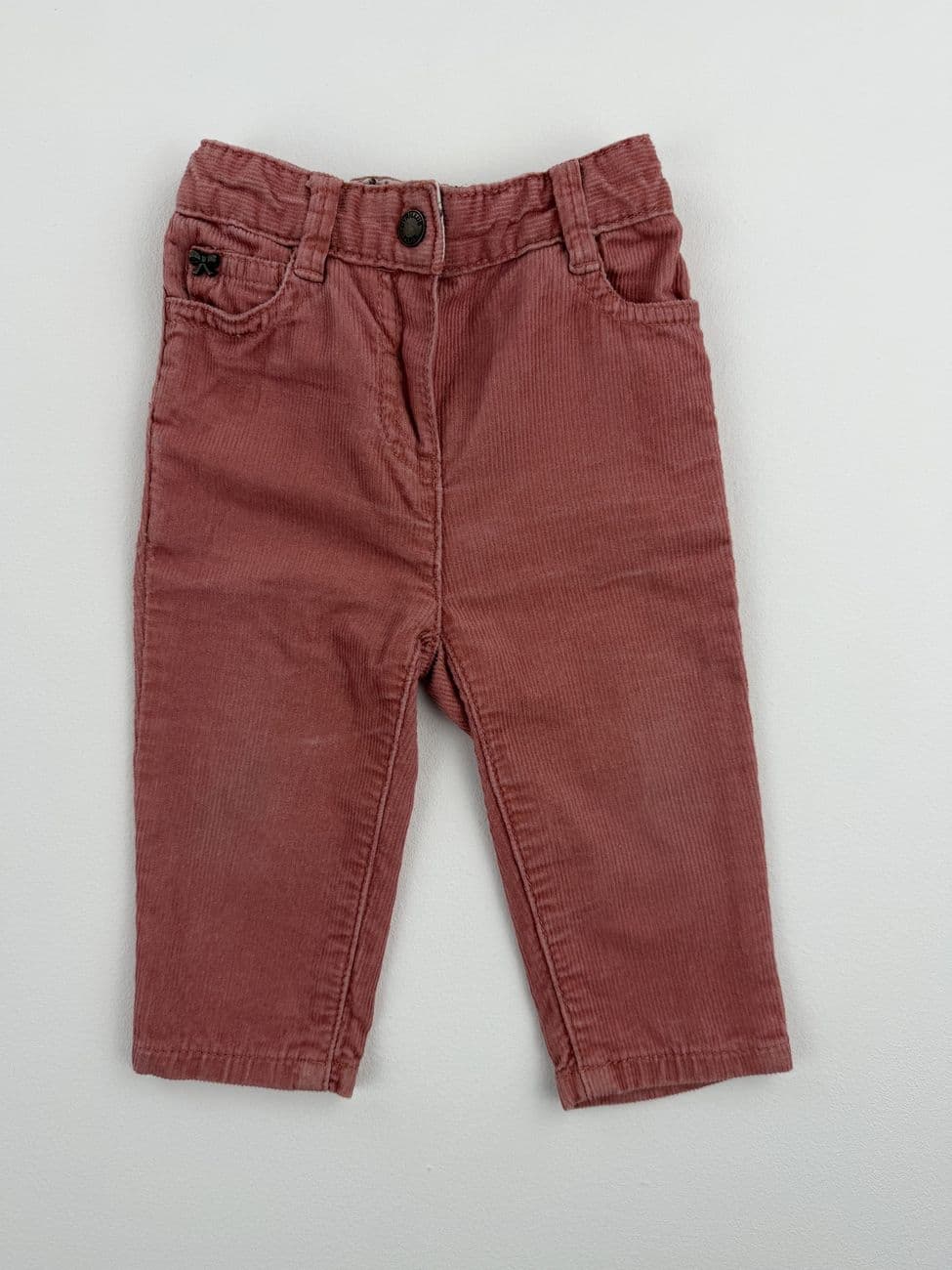Pantalón de terciopelo rosa - Cyrillus - 6 meses (67cm)