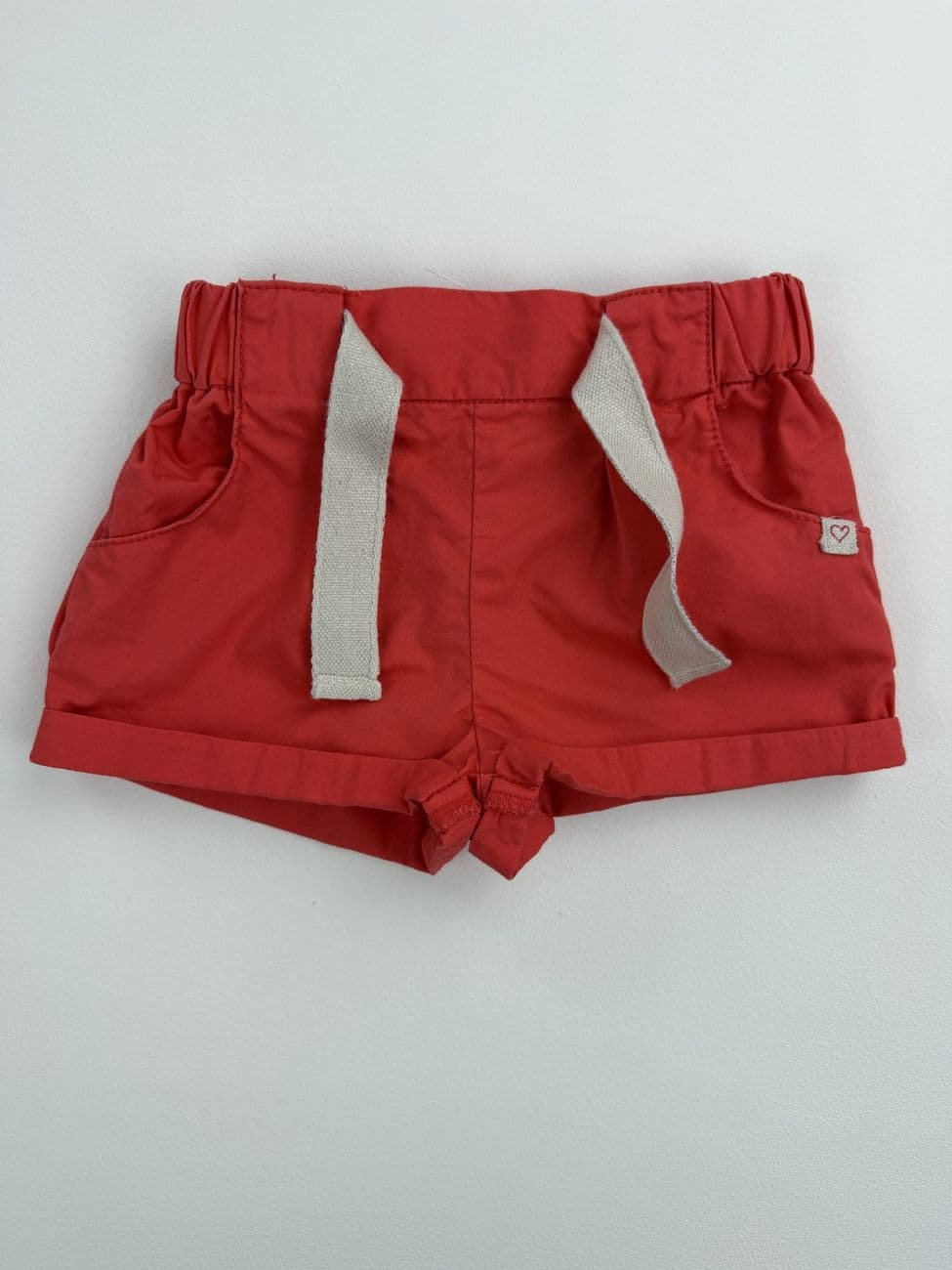 Short naranja coral – Zara – 3/6 meses (68 cm)