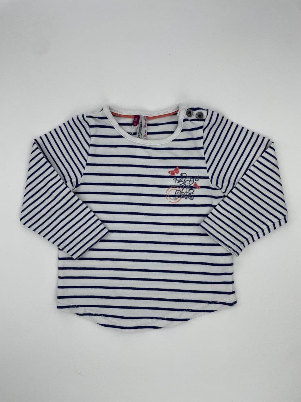 Tee-shirt manches longues rayé – Orchestra – 9 mois (71 cm)