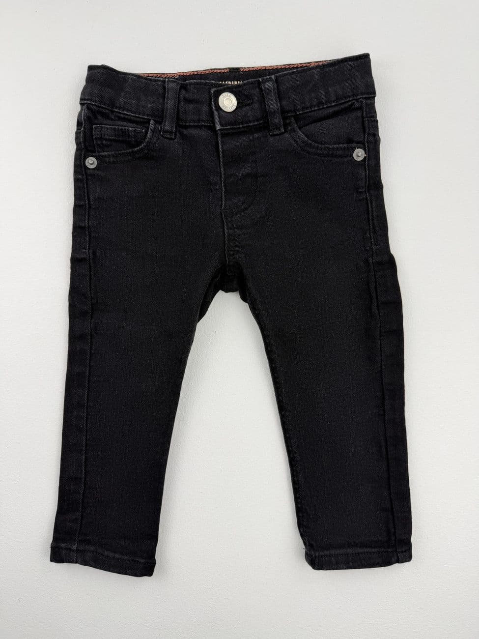 Vaqueros slim negros – Zara – 9/12 meses (80 cm)