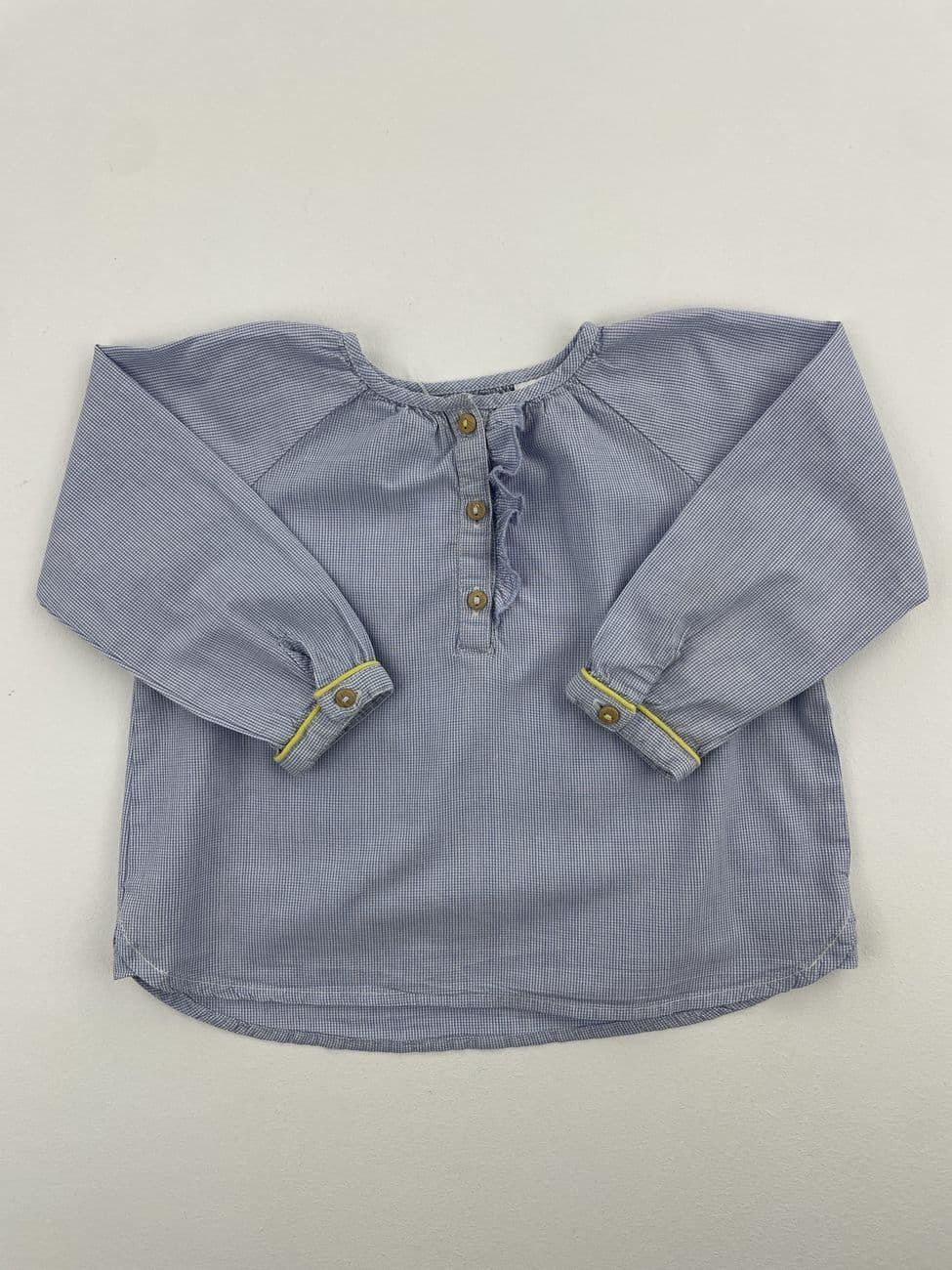 Blouse à petits carreaux – Zara – 12/18 mois (86 cm)