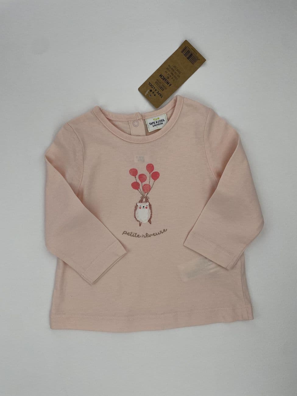 Tee-shirt manches longues – Tape à l’œil – 6 mois (68 cm)