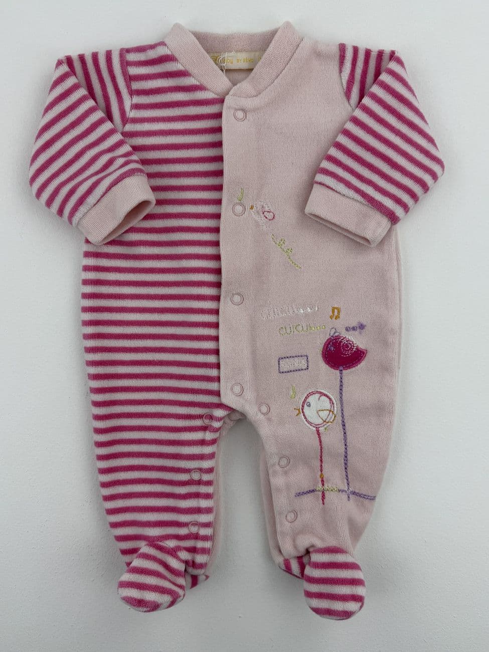 Pink velvet pajamas – Gémo – Birth