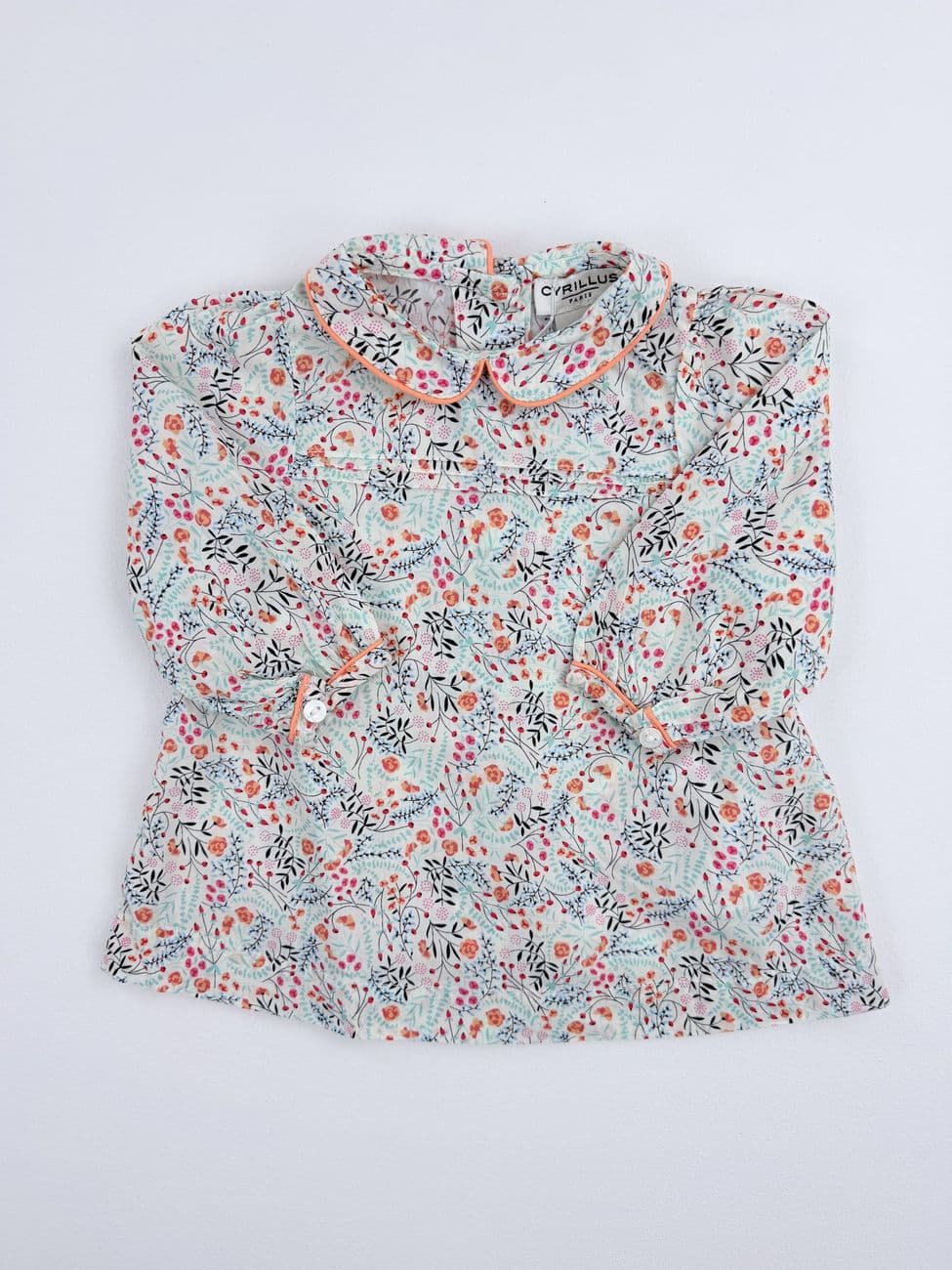 Blumenbluse – Cyrillus – 3 Monate (60 cm)