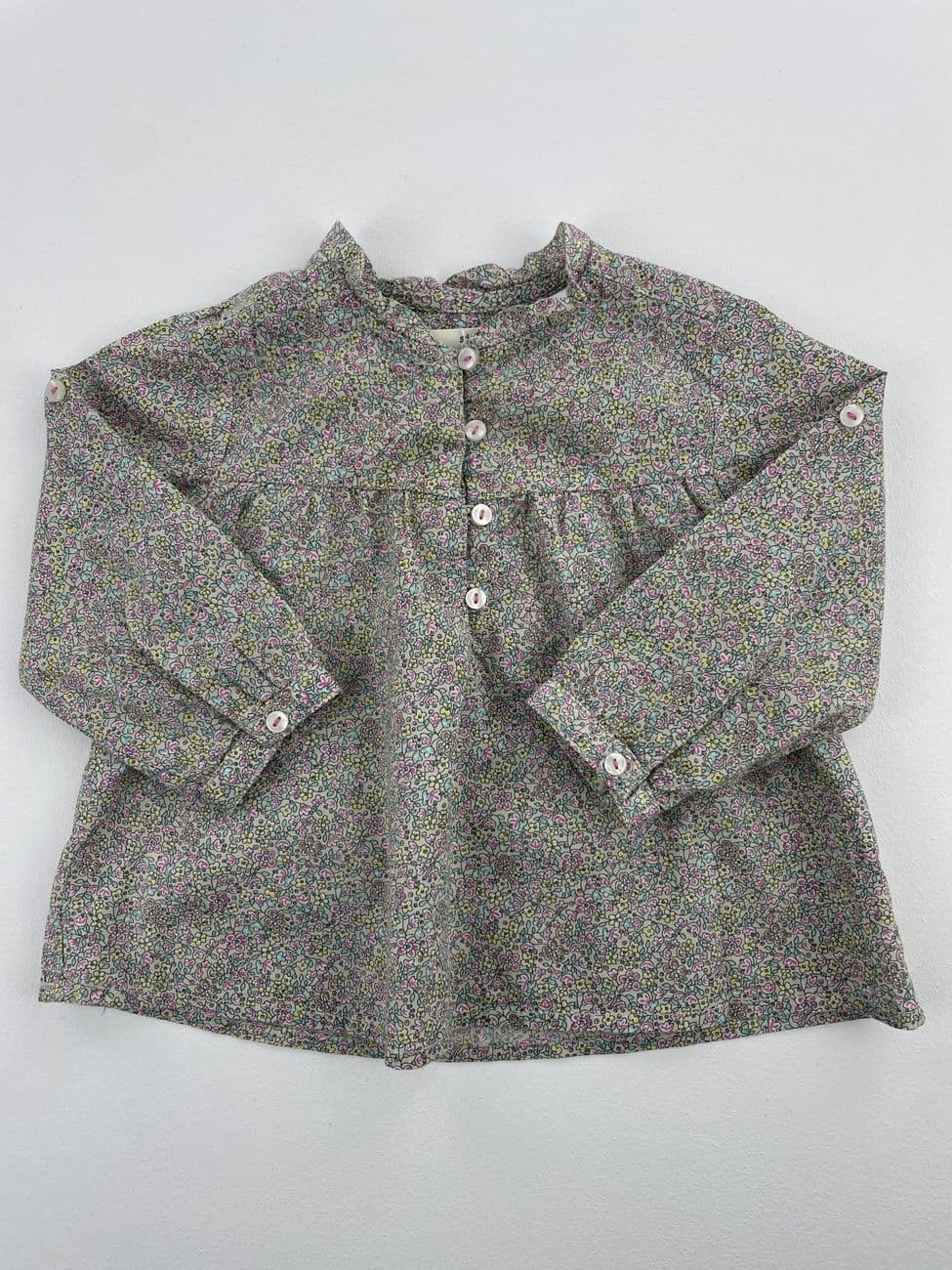 Blouse fleurie – Zara – 9/12 mois (80 cm)
