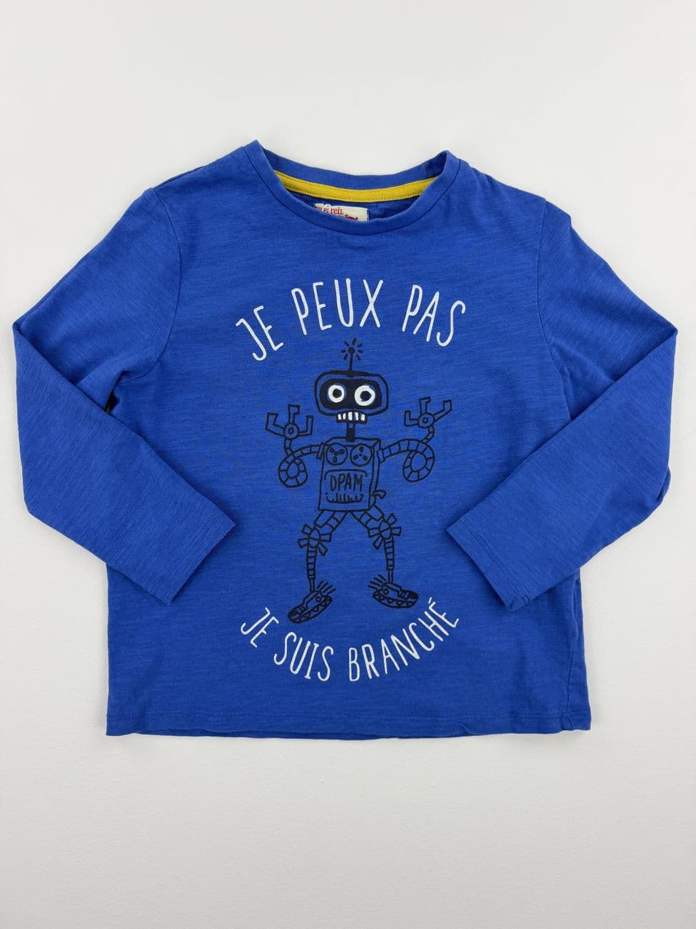 Long-sleeved robot t-shirt – DPAM – 6 years / 116 cm