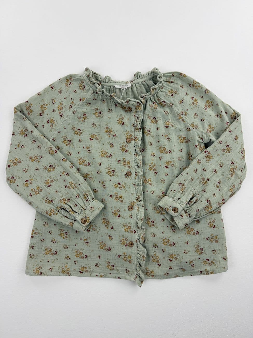 Blouse en gaze de coton fleurie – Vertbaudet – 6 ans (116 cm)