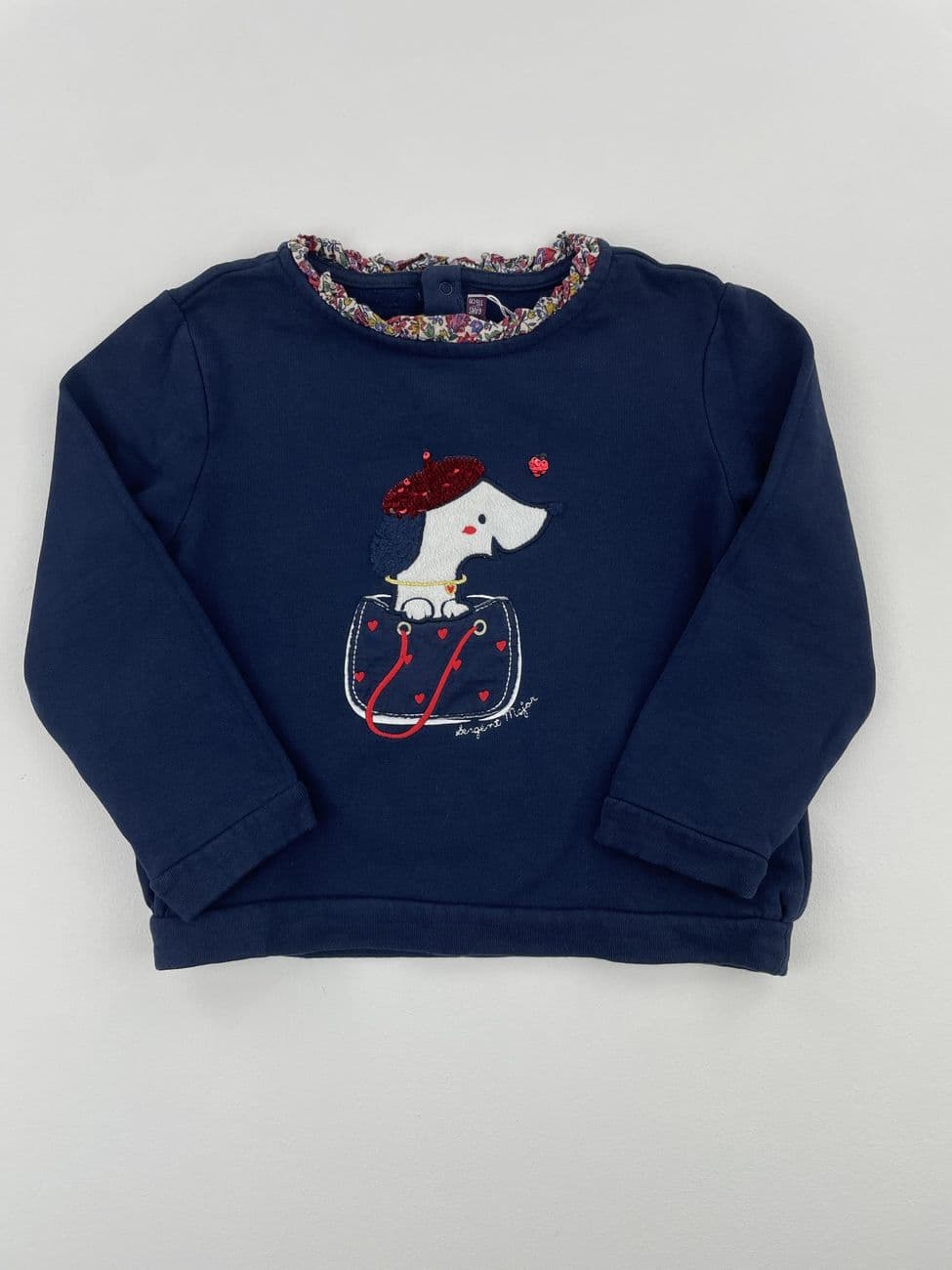 Sweatshirt mit Rüschenkragen – Sergeant Major – 6 Jahre (116 cm)