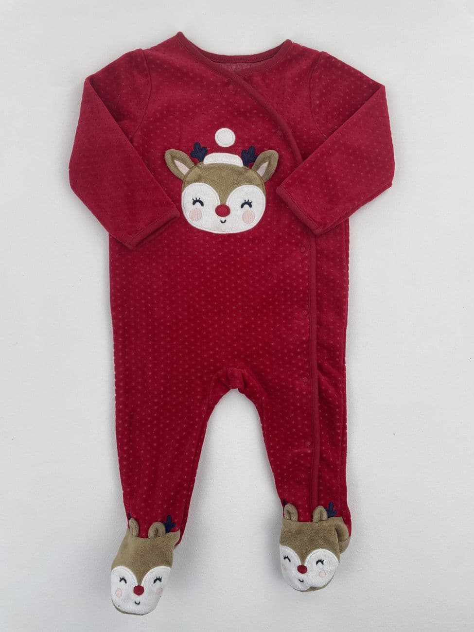 Weihnachtspyjama – C&A – 3/6 Monate (68 cm)