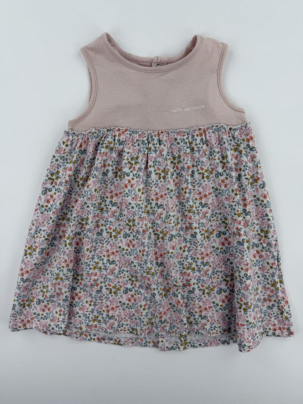 Rosa Blumenkleid – Vertbaudet – 18 Monate (81 cm)