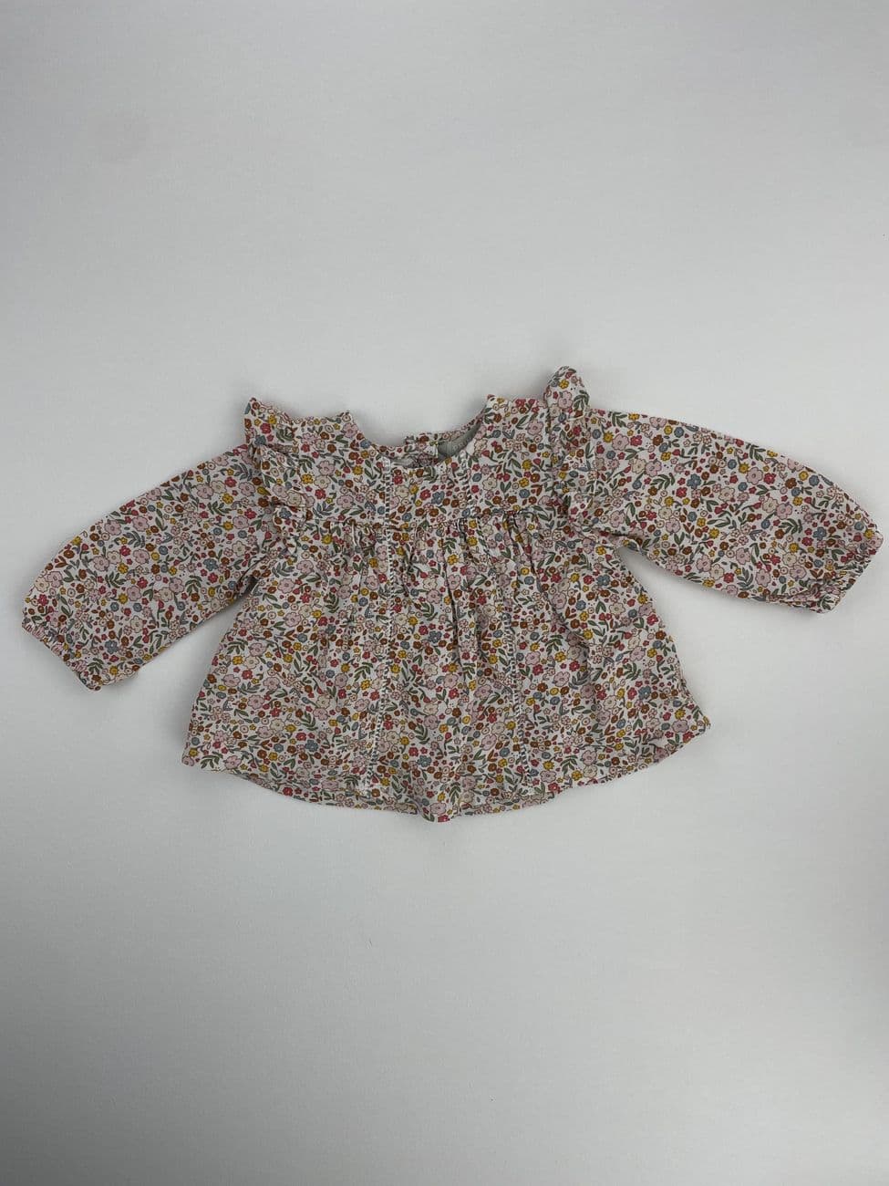 Blouse à fleurs - Primark - 0/3 mois (62cm)