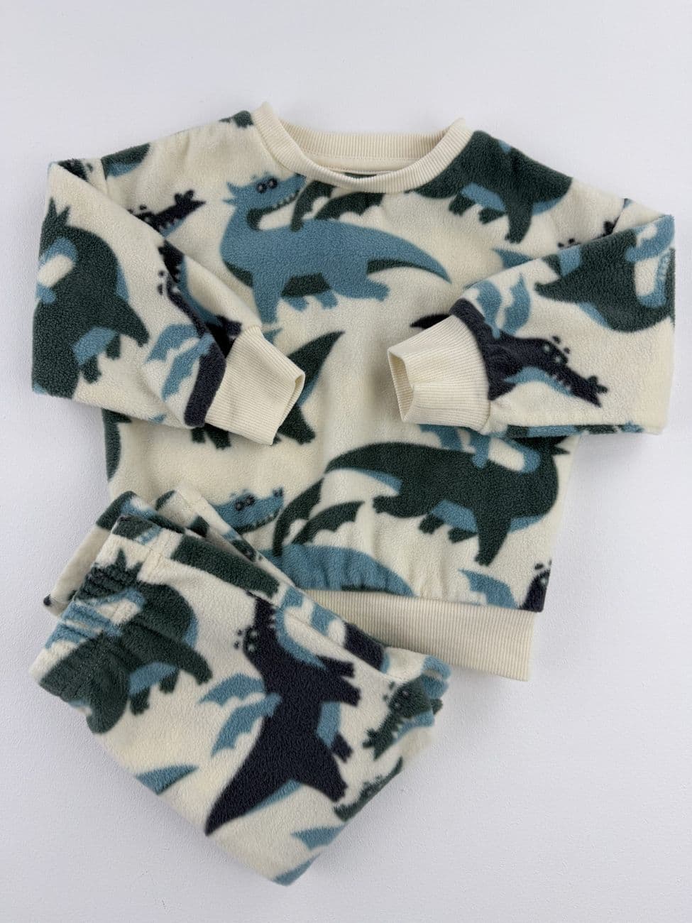 Pyjama polaire dragons – Kiabi – 18 mois (77/82 cm)