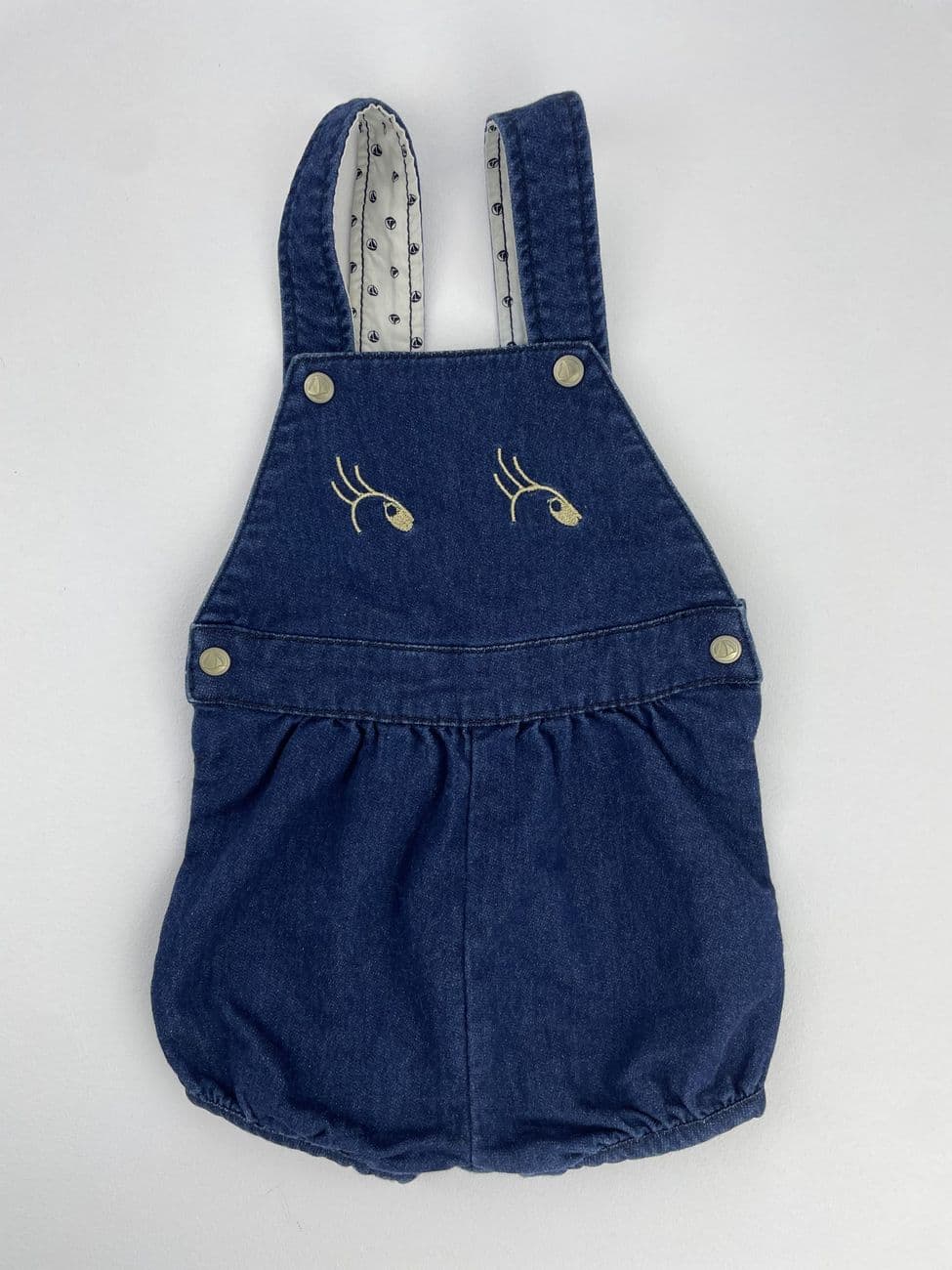 Overall-Strampler – Petit Bateau – 6 Monate (67 cm) – Neu
