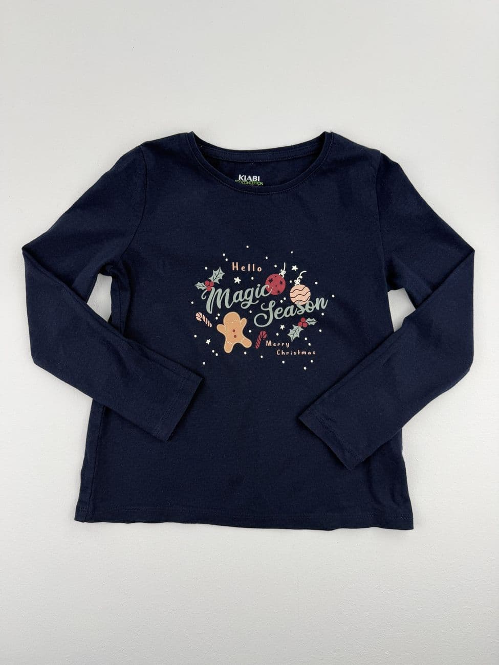 Tee-shirt manches longues Noël – Kiabi – 4 ans (98/107 cm)