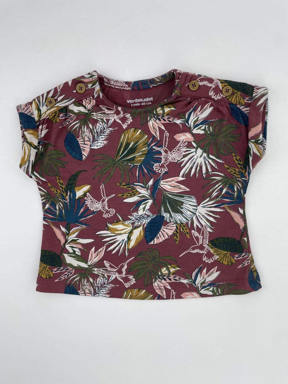 Kurzarm-T-Shirt – Vertbaudet – 3 Monate