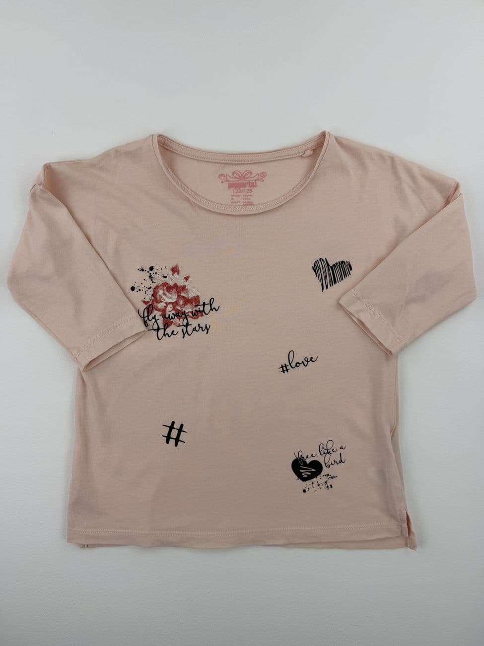 T-Shirt mit 3/4-Ärmeln – Pepperts – 122/128 cm