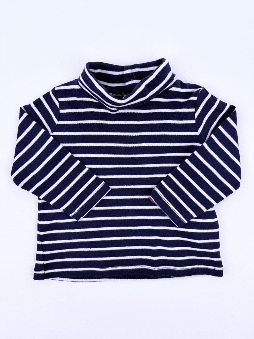 Camiseta de manga larga a rayas – DPAM – 6 meses (68 cm)