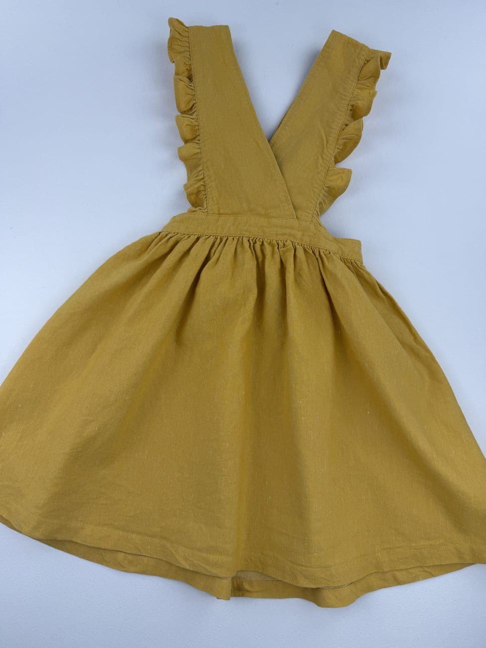 Robe salopette moutarde – Filou & Friends – 7 ans