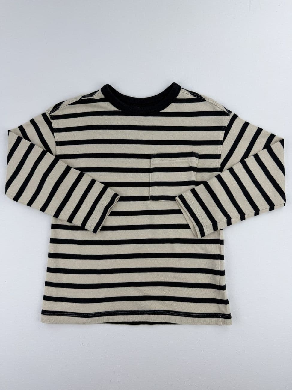 Long-sleeved striped t-shirt – H&M – 5/6 years (110/116 cm)