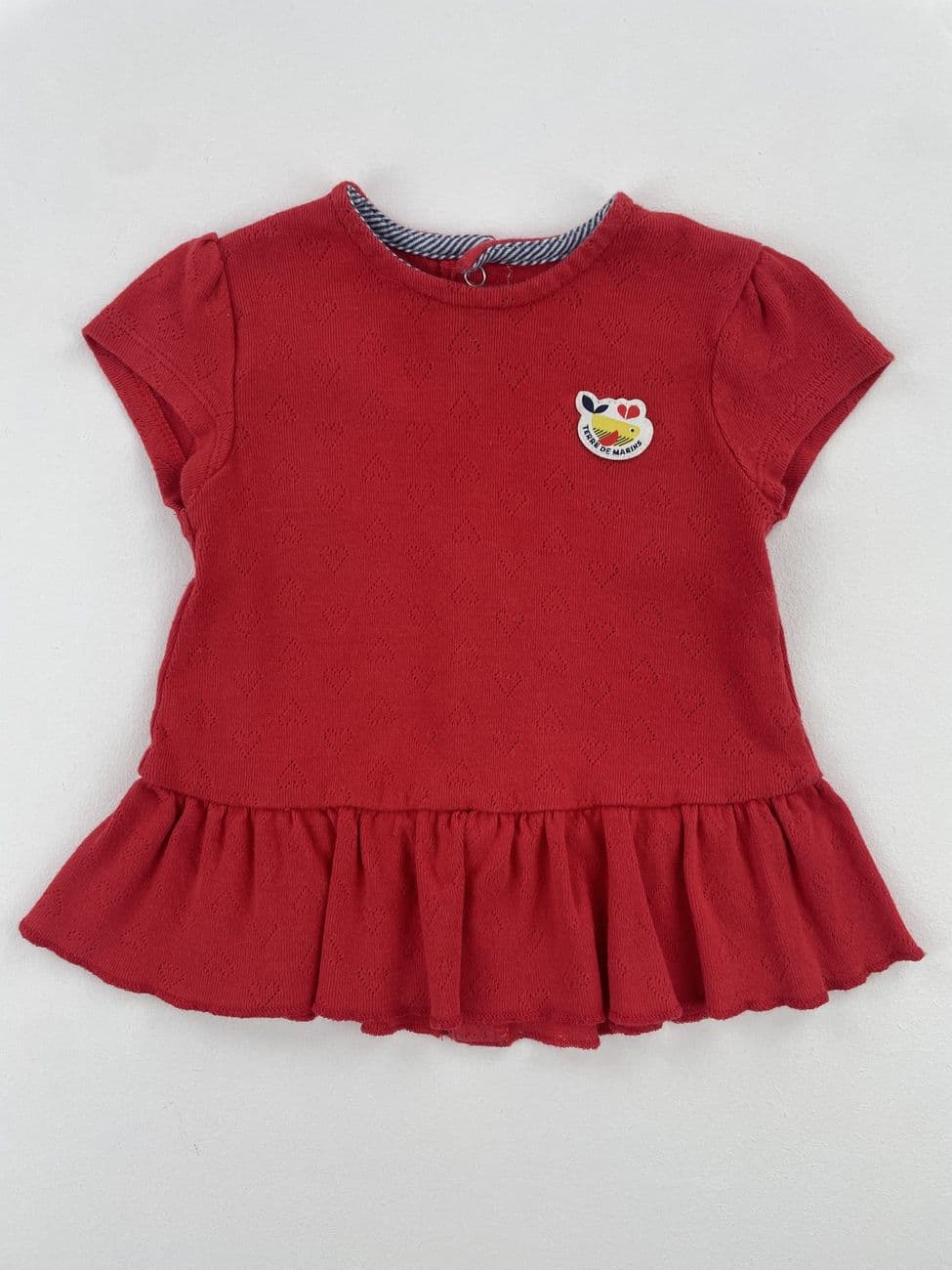 Robe légère rouge – Terre de Marins – 6 mois (67 cm)