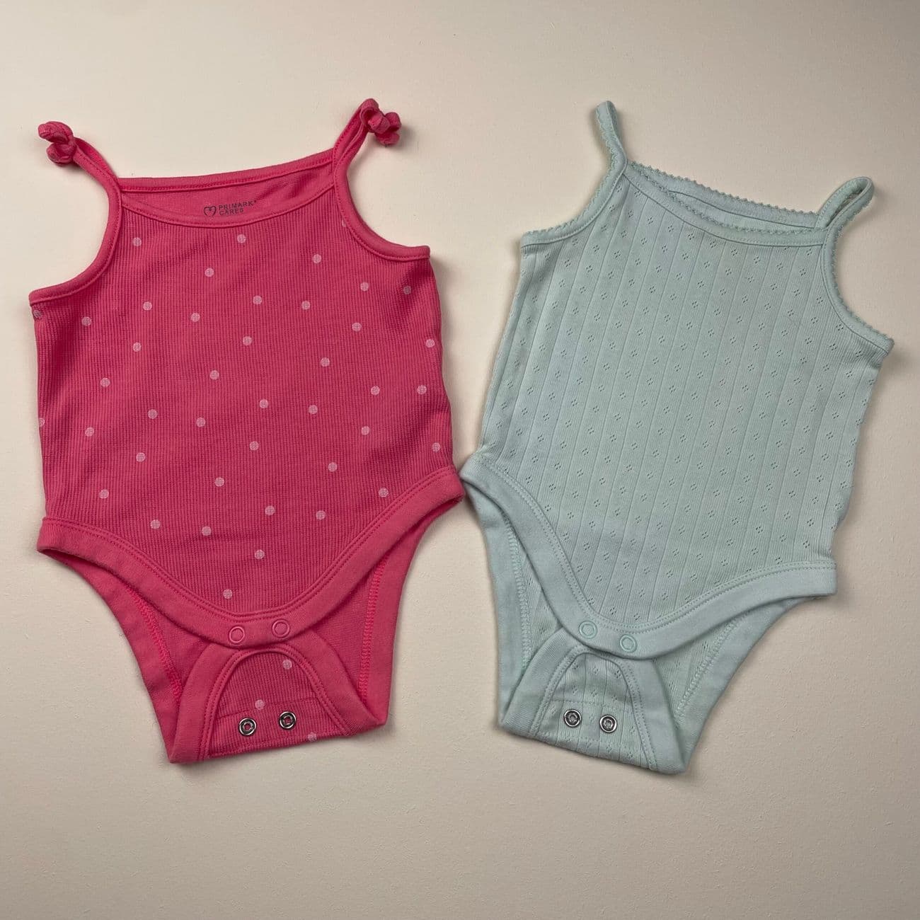 Lot de 2 bodies fille - Primark - 0/3 mois (62 cm)