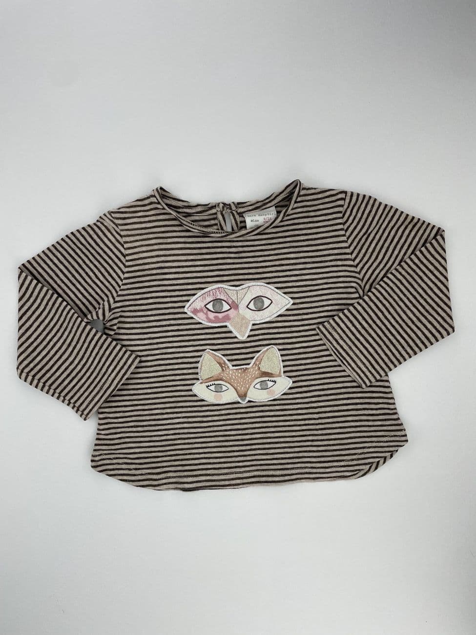 Long-sleeved t-shirt – Zara – 9/12 months (80 cm)