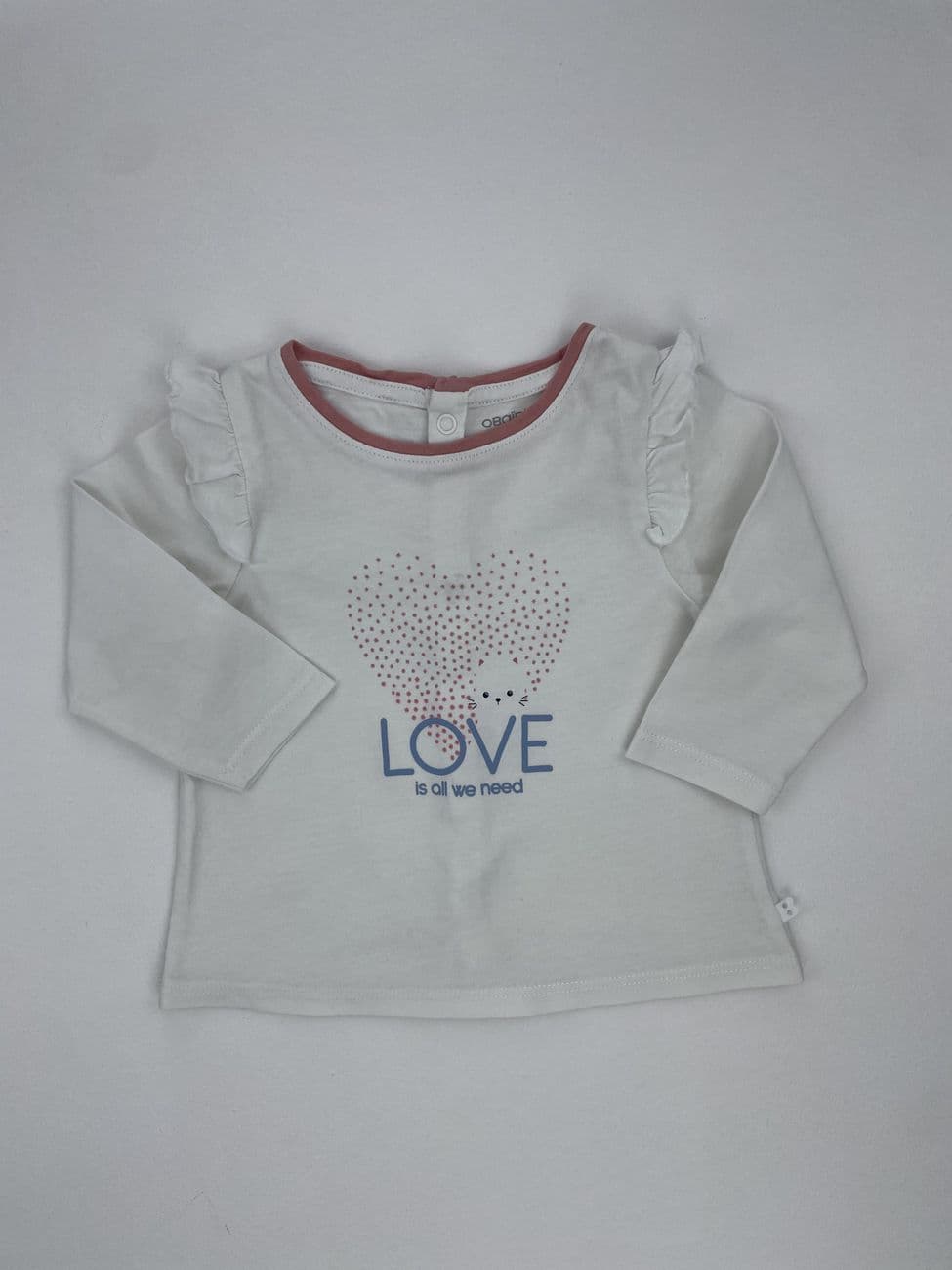 Langarm-T-Shirt – Obaïbi – 6 Monate (68 cm)