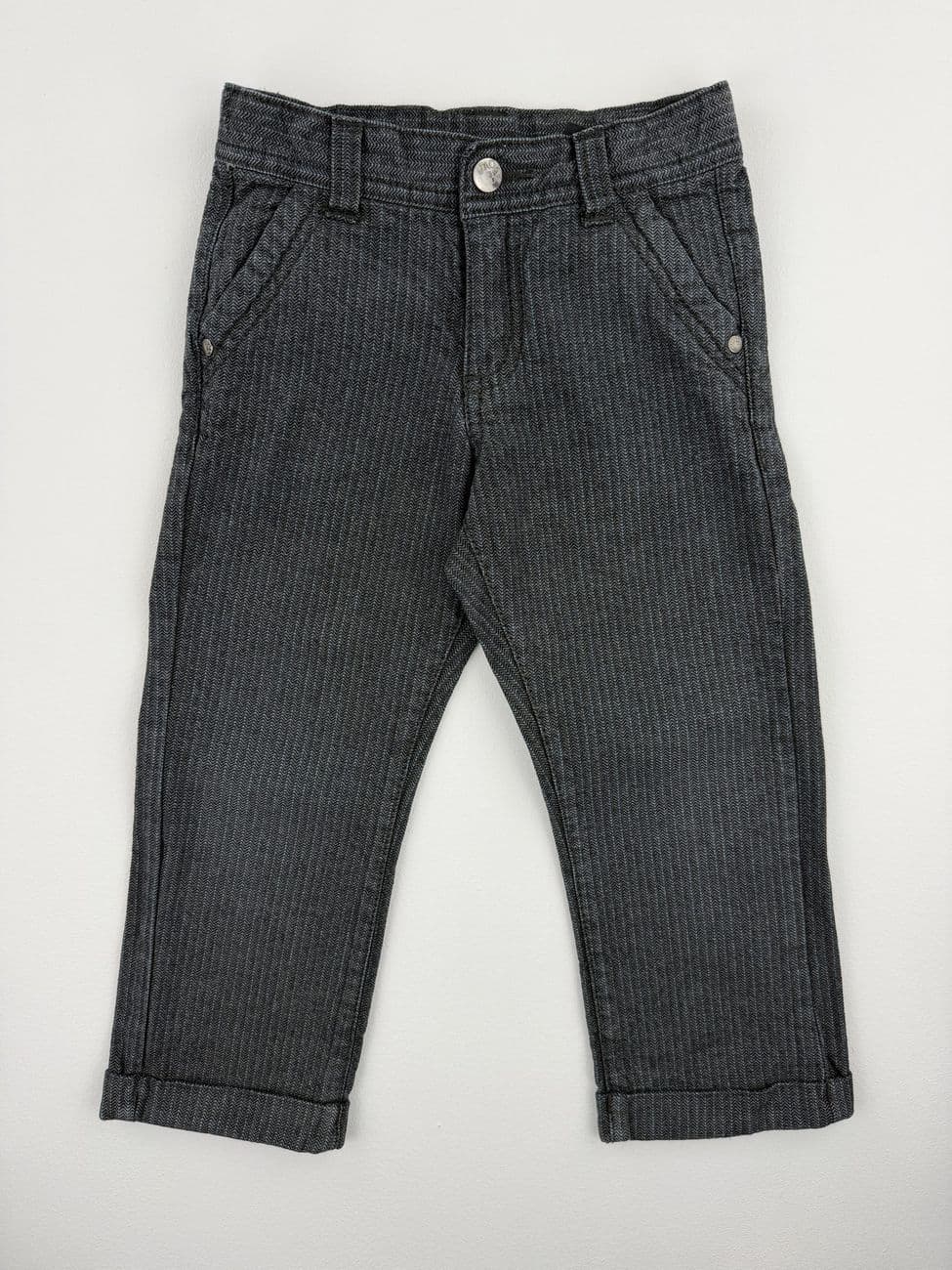 Pantalon gris motif chevrons – Tape à l’œil – 3 ans (96 cm)