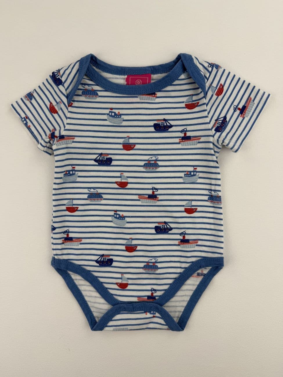 Body rayé bateaux – Françoise Saget – 6 mois