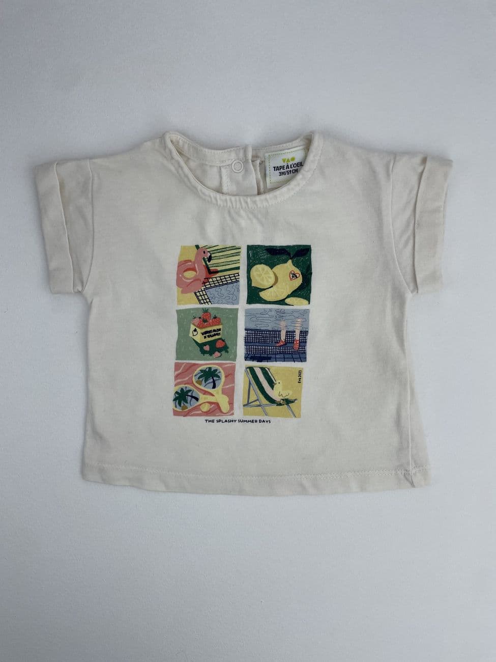 Kurzarm-T-Shirt - Tape à l'oeil - 3 Monate (59 cm)