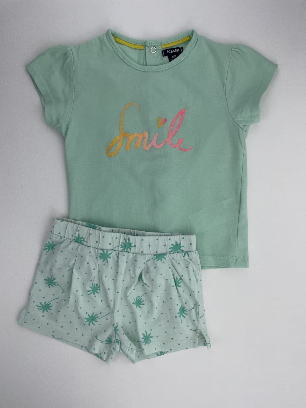 Ensemble tee-shirt et short – Kiabi – 12 mois (73/76 cm)