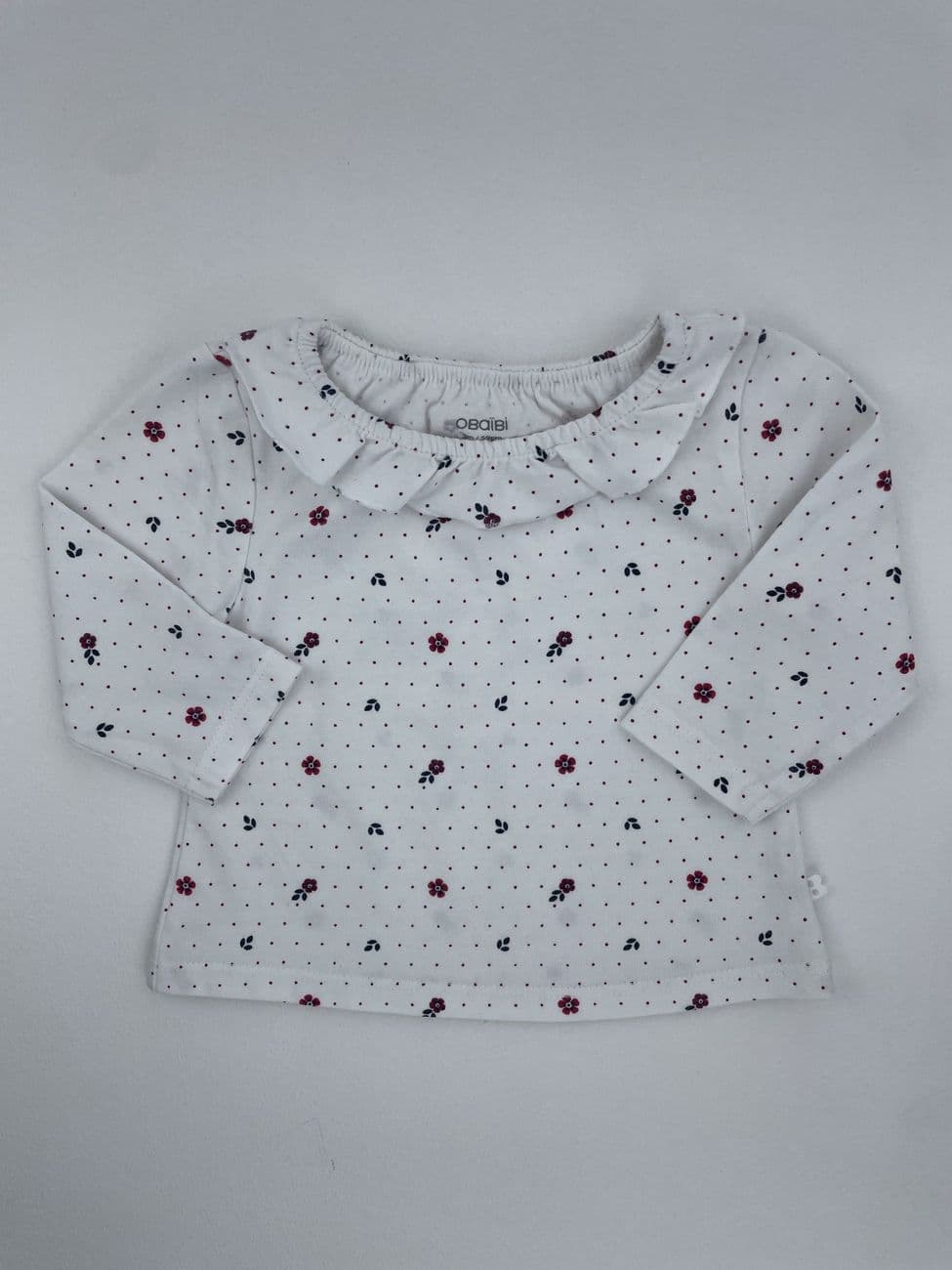 Langarm-T-Shirt - Obaïbi - 3 Monate (59 cm)