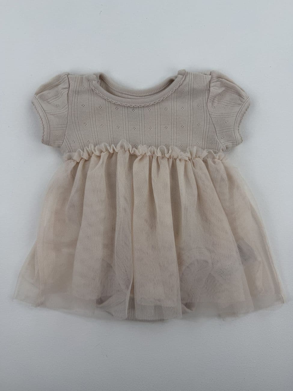 Rosafarbenes Tüll-Bodykleid – H&M – 1 Monat