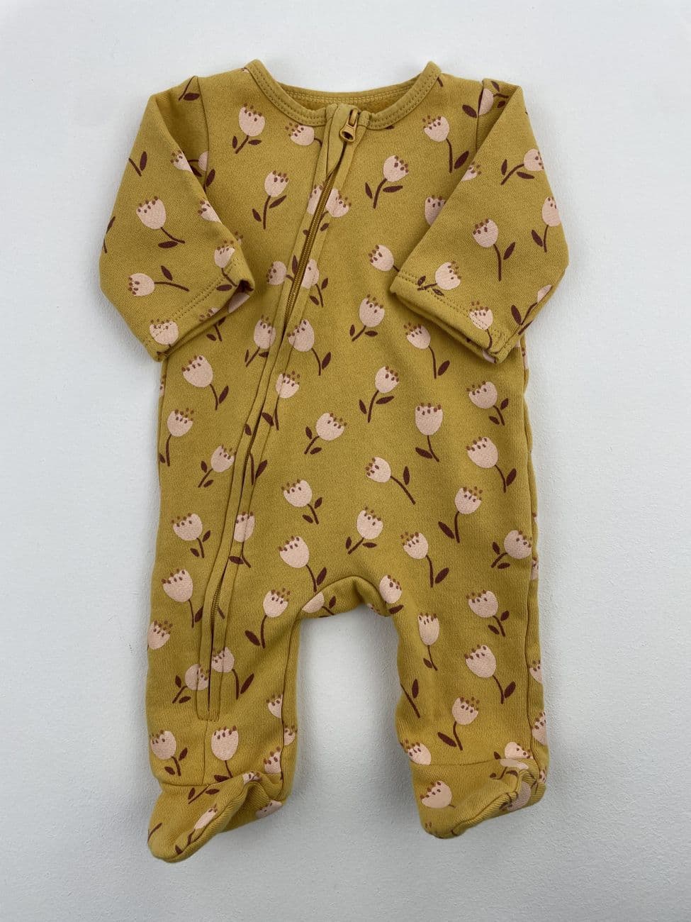 Pyjama motifs fleuris – Gémo – 1 mois