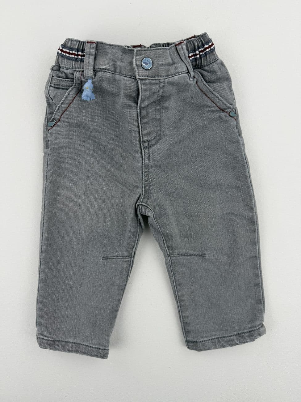 Jean gris doublé – Sergent Major – 12 mois (74 cm)