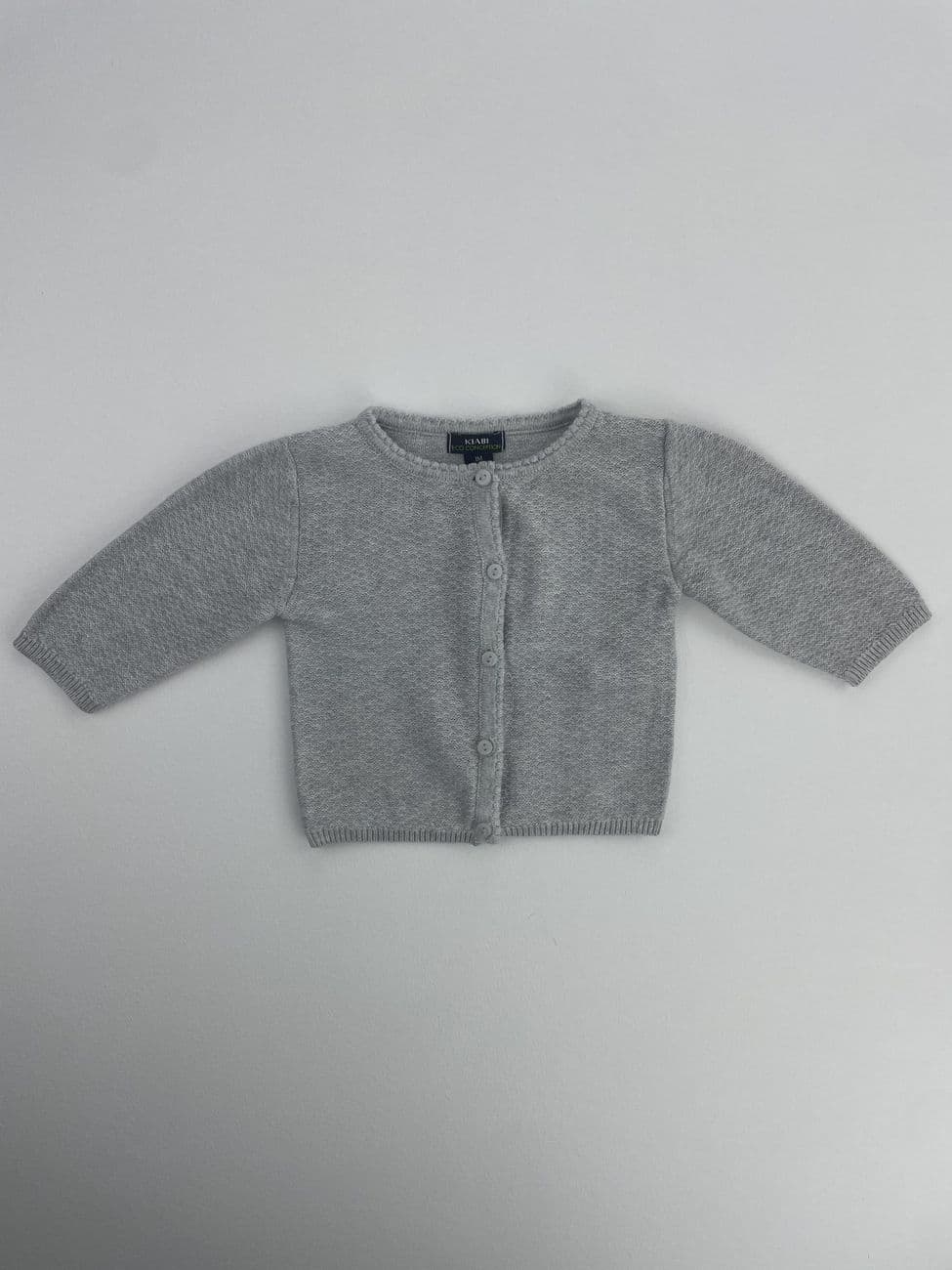 Gilet gris bébé fille – Kiabi – 1 mois (52-55 cm)