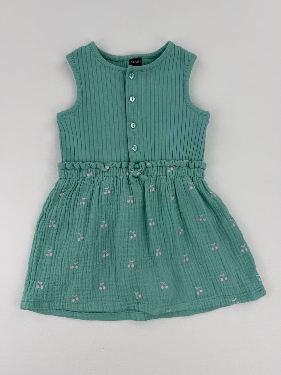 Strukturiertes ärmelloses Kleid – Kiabi – 18 Monate (81 cm)