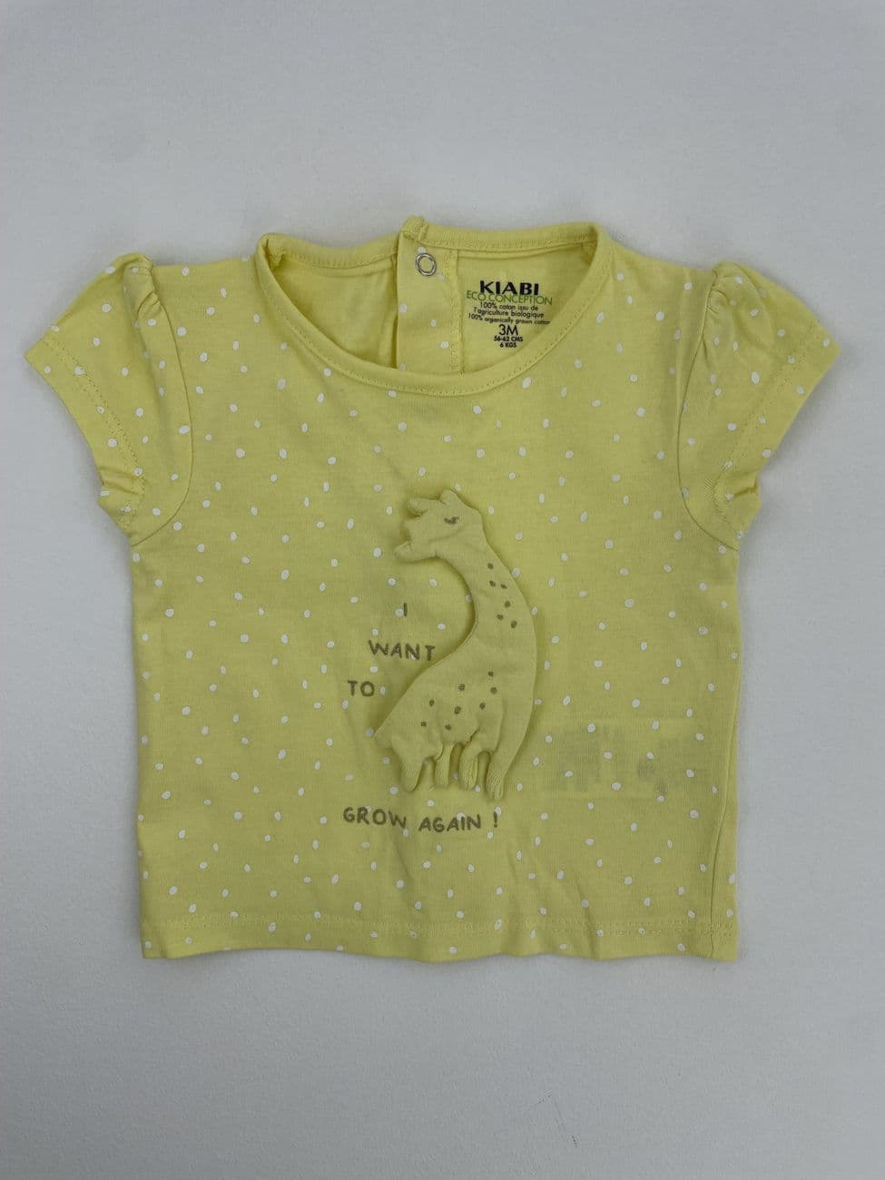Tee-shirt manches courtes- Kiabi - 3 mois