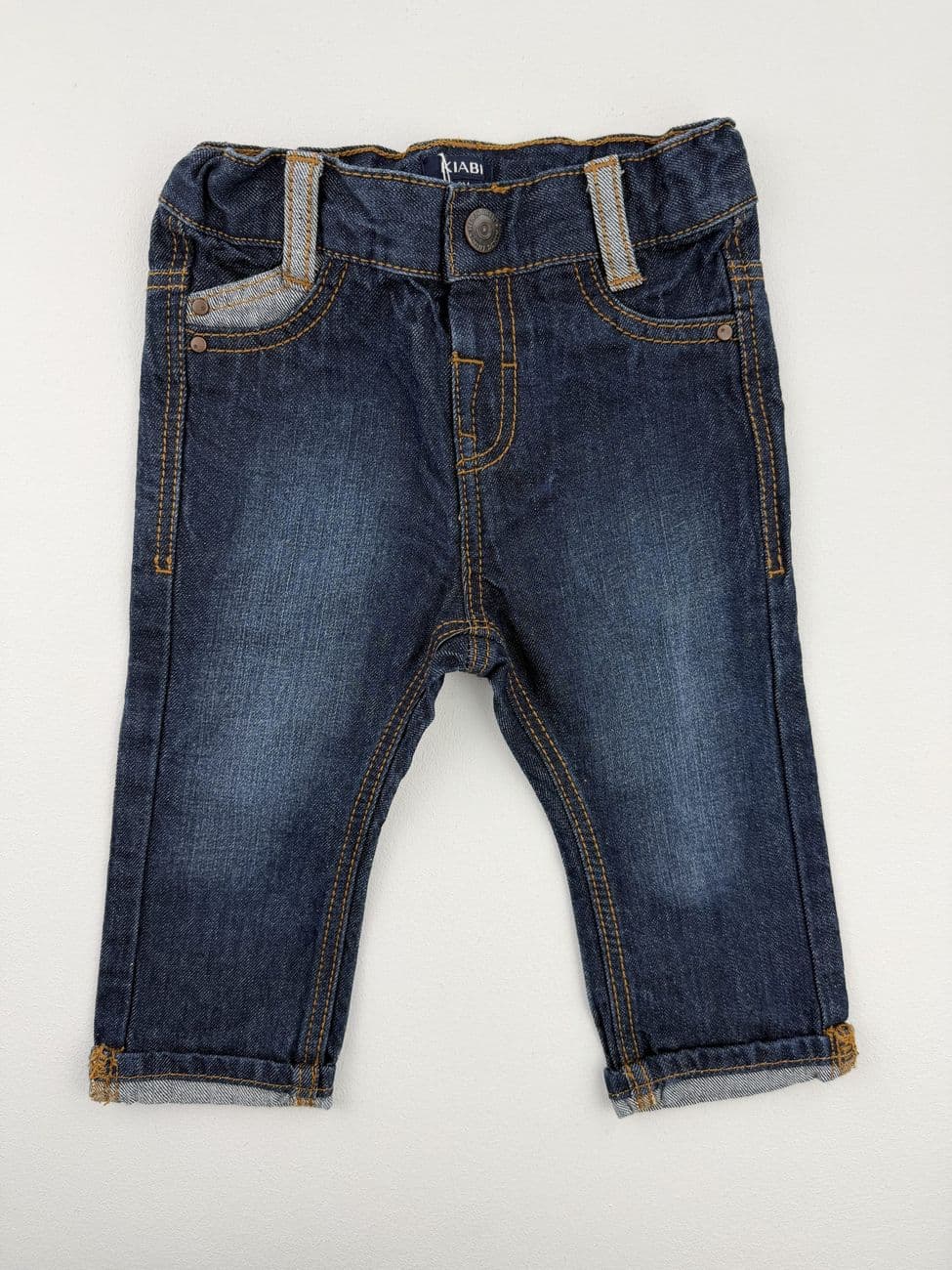 Jeans azul crudo – Kiabi – 9 meses (69/72 cm)