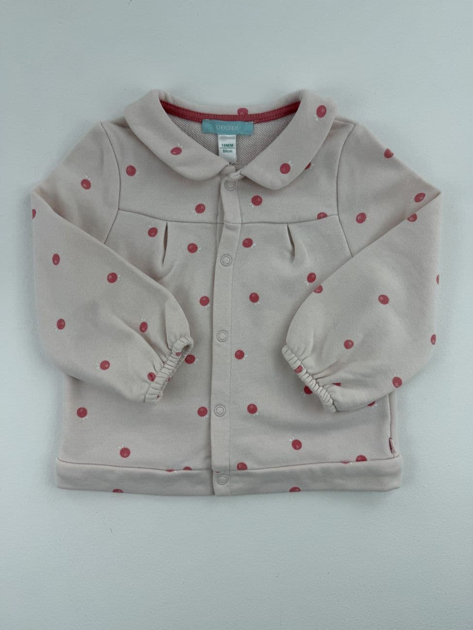 Gilet à pressions – Obaïbi – 18 mois (80 cm)