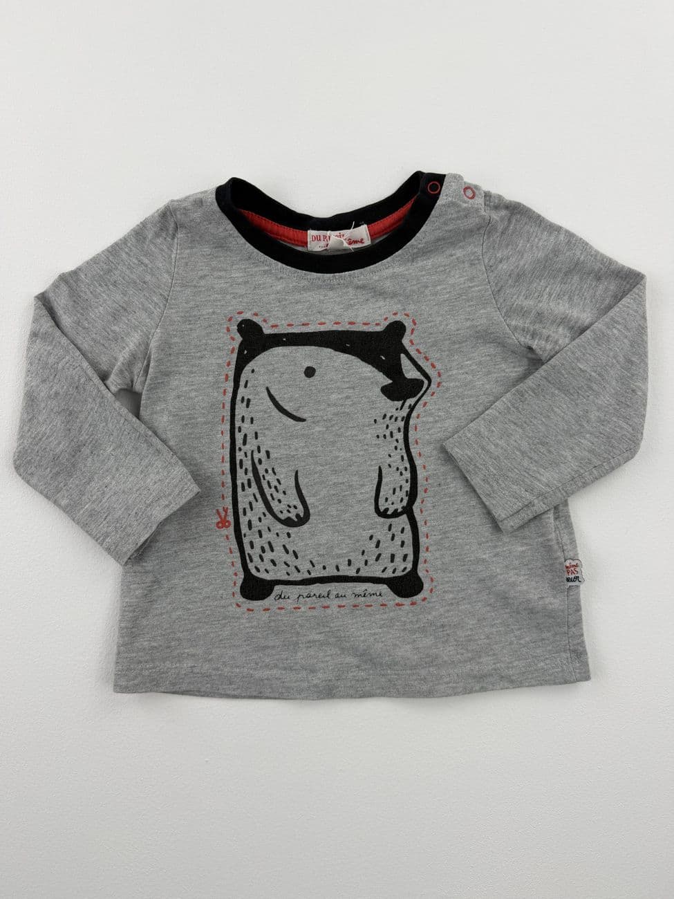 Long-sleeved t-shirt - DPAM – 12 months (74 cm)
