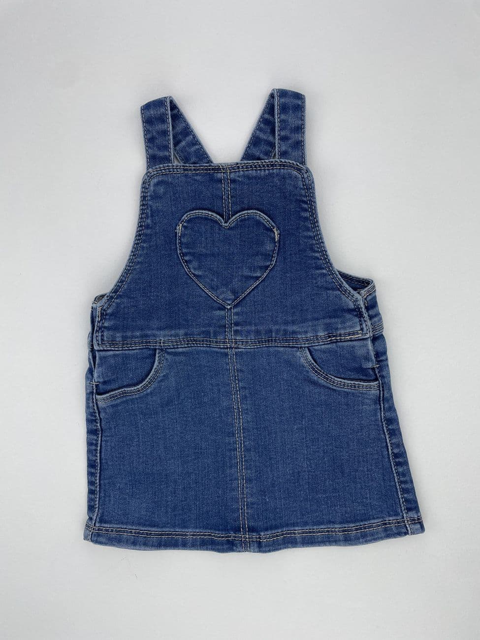 Robe salopette en jean – Tape à l’œil – 6 mois (68 cm)