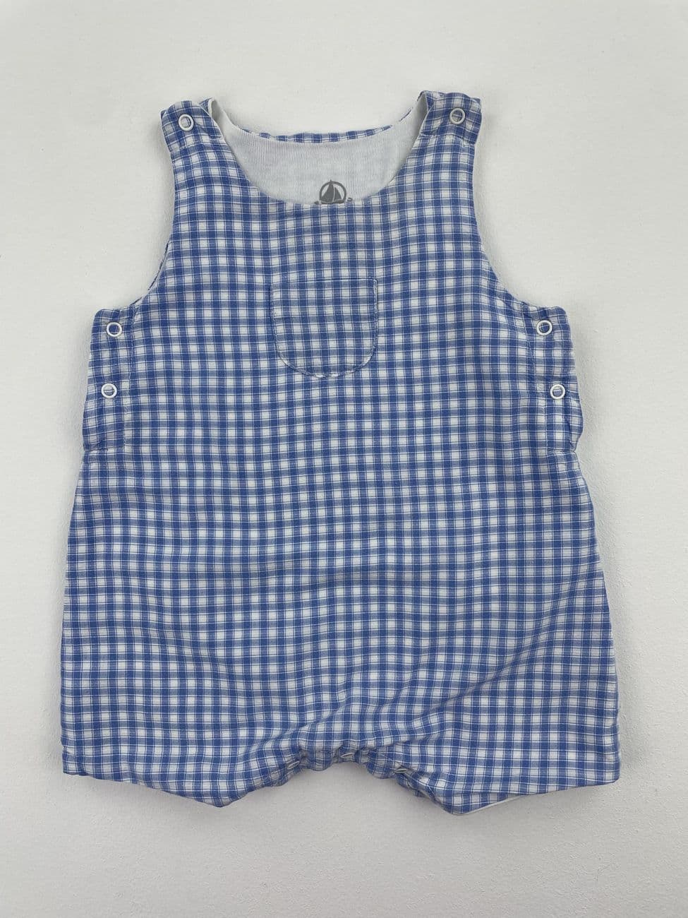 Gingham-Overall – Petit Bateau – 3 Monate (60 cm)