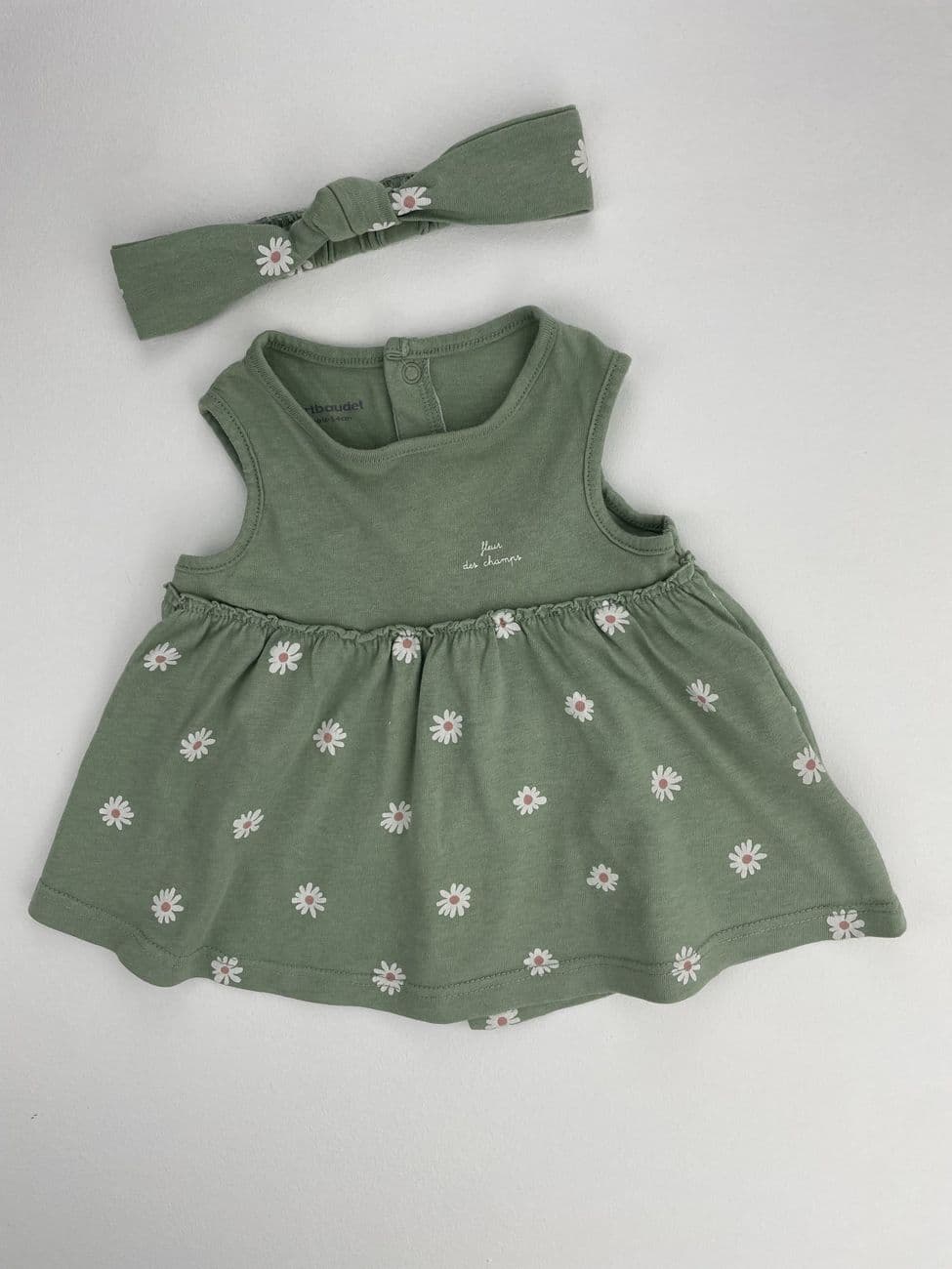 Robe + bandeau - Vertbaudet - 1 mois (54 cm)