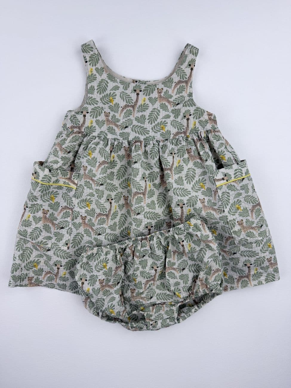 Ensemble robe + bloomer – Obaïbi – 18 mois (80 cm)