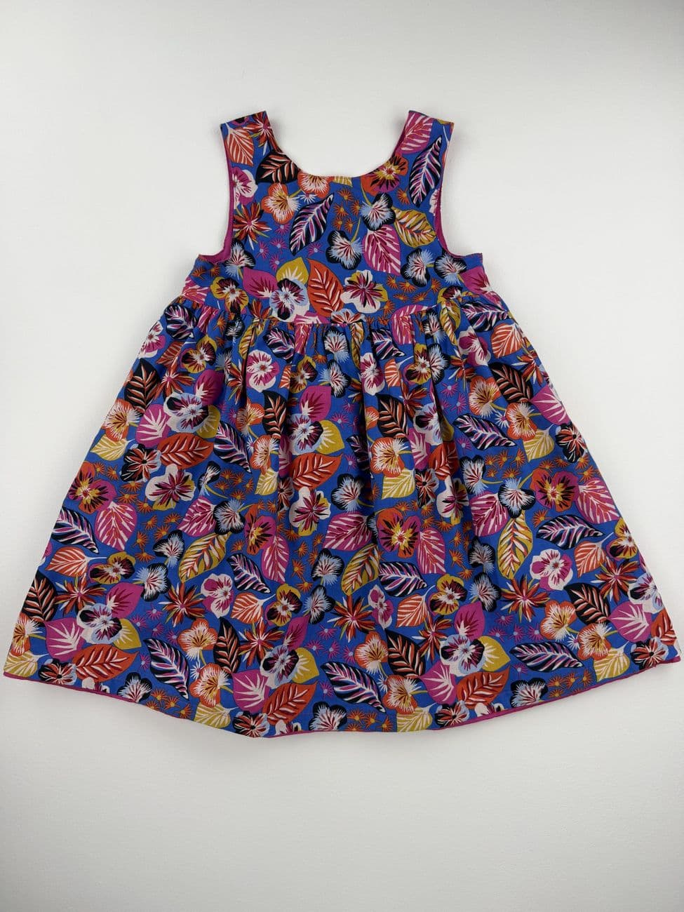 Kleid mit tropischem Print – DPAM (Du Pareil au Same) – 6 Jahre (116 cm)