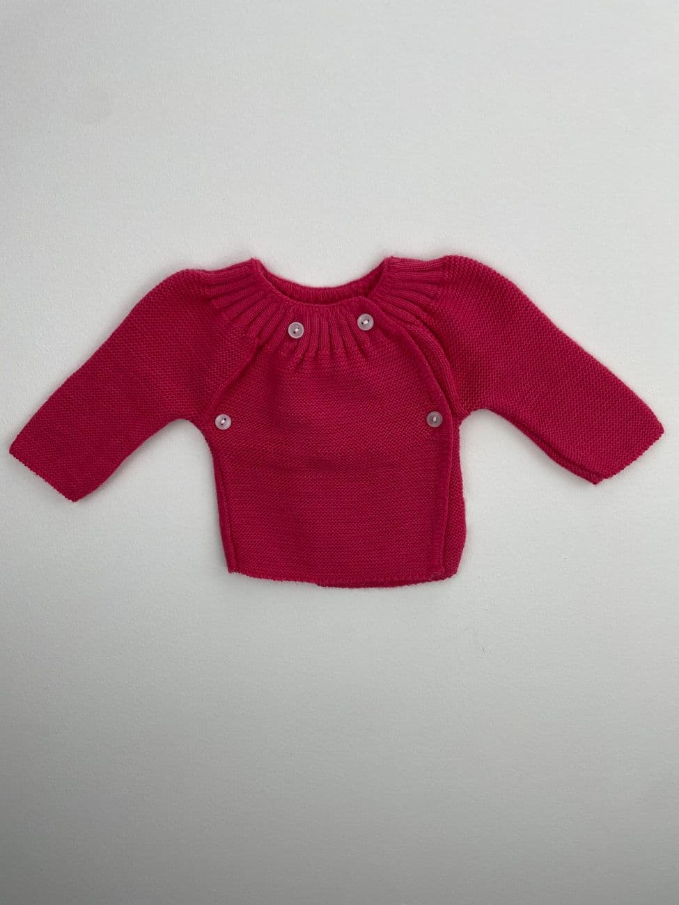 Gilet Naissance / 1 mois - P'tit bisou
