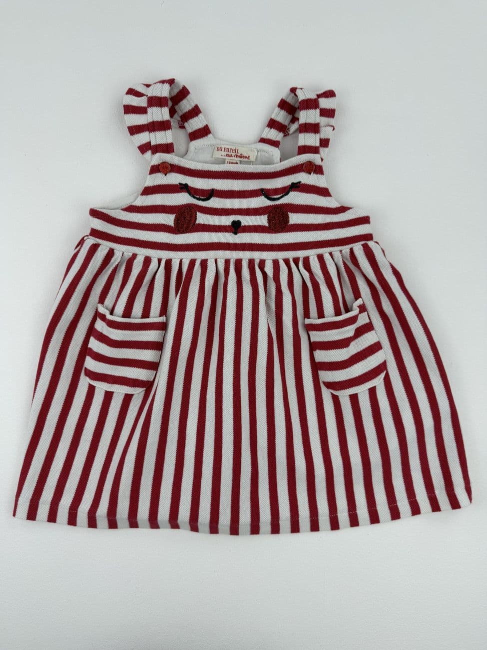 Robe rayée – DPAM – 12 mois (74 cm)